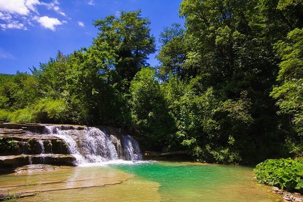 Add a waterfall to your swimming pool