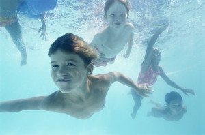 kids swimming