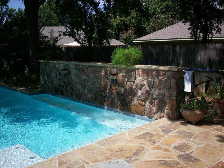 Lap pools fit small backyard spaces