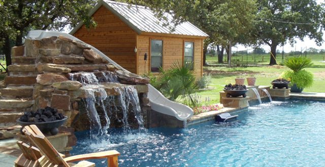 Is it time for a rock waterfall for your pool?